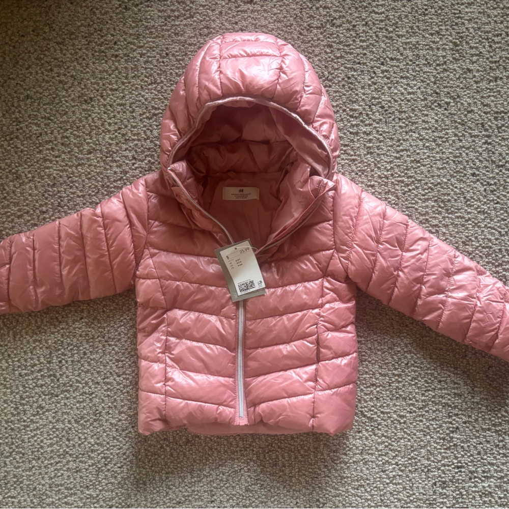 H&M Pink Puffer Jacket for Kids